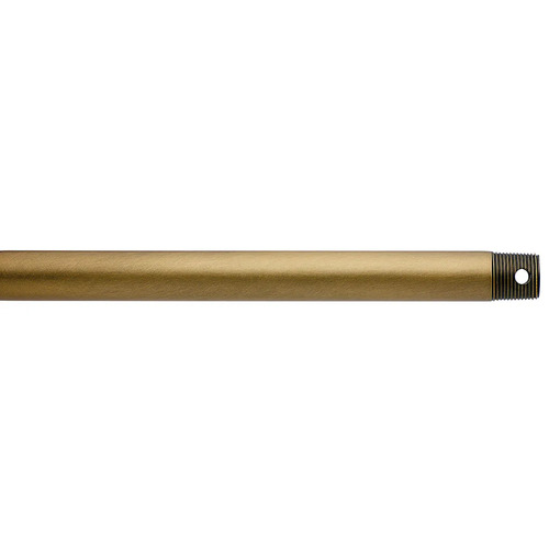Kichler Lighting Natural Brass Fan Downrod by Kichler Lighting 360002NBR