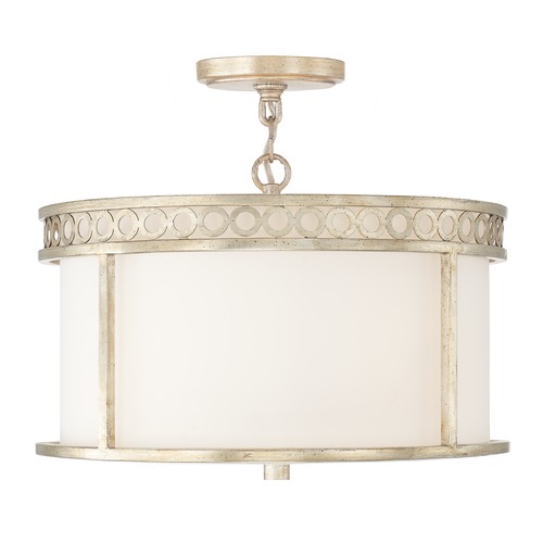Capital Lighting Isabella 15.25-Inch Winter Gold Semi-Flush Mount by HomePlace by Capital Lighting 243141WG