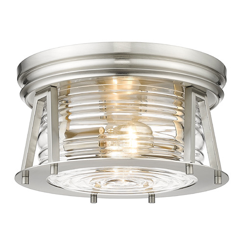 Z-Lite Cape Harbor Brushed Nickel Flush Mount by Z-Lite 491F2-BN
