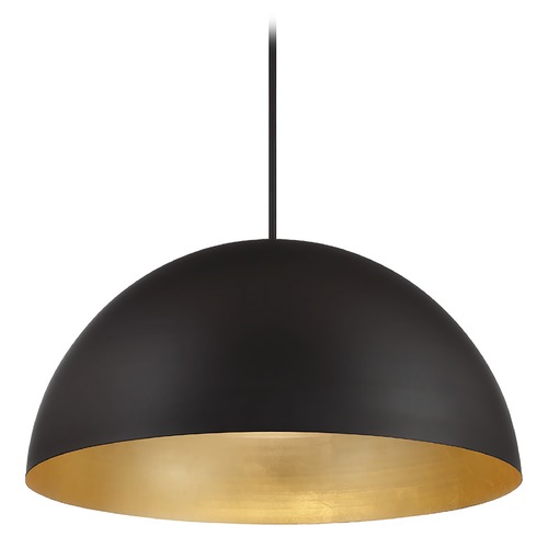 Modern Forms by WAC Lighting Yolo 35-Inch LED Pendant in Gold Leaf & Dark Bronze by Modern Forms PD-55735-GL
