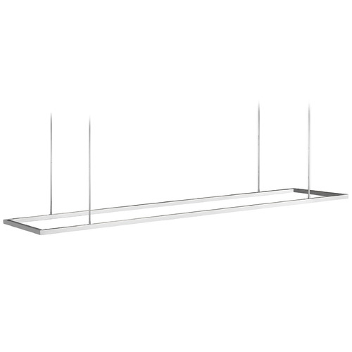 Visual Comfort Modern Collection Visual Comfort Modern Collection Stagger Polished Stainless Steel LED Island Light 700LSSTG84PSS-LED927