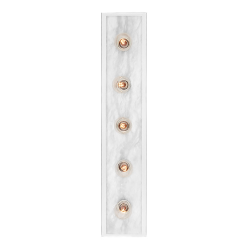 Currey and Company Lighting Currey and Company Berdine Natural & Polished Nickel Bathroom Light 5800-0057
