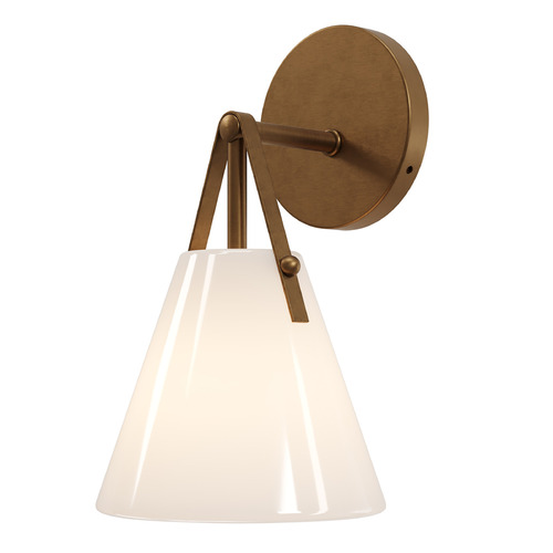 Currey and Company Lighting Currey and Company Bronwen Antique Brass Sconce 5800-0072