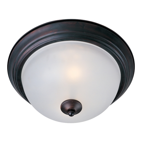 Maxim Lighting Essentials Oil Rubbed Bronze Flush Mount by Maxim Lighting 5842FTOI