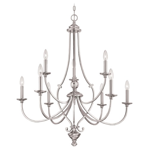 Minka Lavery Savannah Row Brushed Nickel Chandelier by Minka Lavery 3339-84