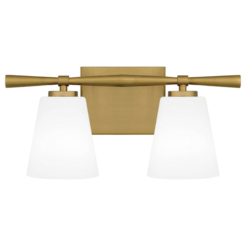 Quoizel Lighting Brindley Aged Brass Bathroom Light by Quoizel Lighting BID8616AB