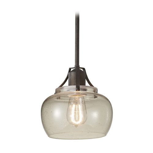 Generation Lighting Urban Renewal Pendant in Rustic Iron by Generation Lighting P1234RI