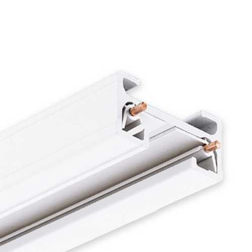 Juno Lighting Group 6-Ft Track Section in White Finish Juno Trac Master Collection by Juno Lighting Group T 6FT WH