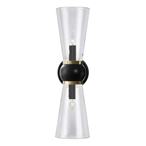 Currey and Company Lighting Currey and Company Byford Oil Rubbed Bronze & Polished Brass Sconce 5800-0060