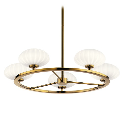 Kichler Lighting Pim 28-Inch Fox Gold Chandelier by Kichler Lighting 52223FXG