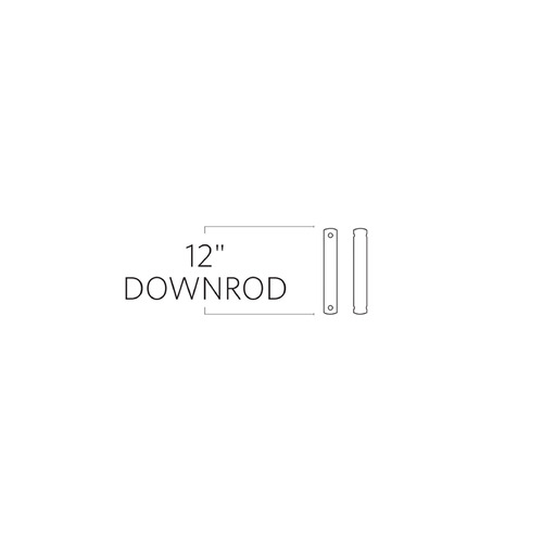 Generation Lighting Fan Collection Visual Comfort Fan Collection Universal Downrod Koa Fan Downrod DR12KOA