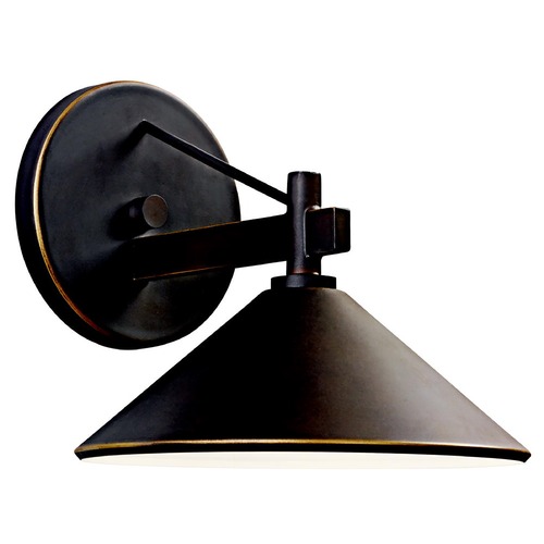 Kichler Lighting Ripley 7.50-Inch Outdoor Wall Light in Olde Bronze by Kichler Lighting 49059OZ