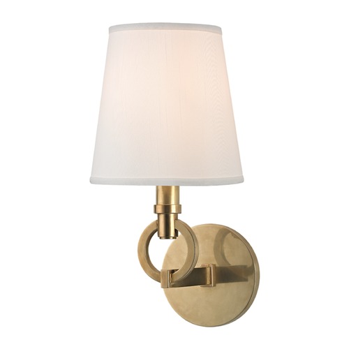 Hudson Valley Lighting Malibu Aged Brass Sconce by Hudson Valley Lighting 611-AGB