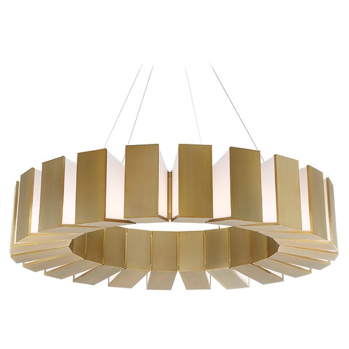 Modern Forms by WAC Lighting Chronos Aged Brass LED Pendant by Modern Forms PD-75950-AB