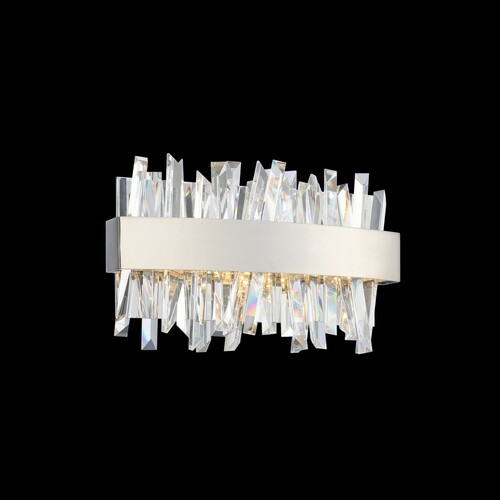 Allegri Lighting Glacier 12-Inch LED ADA Bath Light in Chrome by Allegri Crystal 030230-010