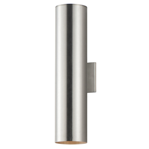 Maxim Lighting Maxim Lighting Outpost Brushed Aluminum Outdoor Wall Light 26109AL