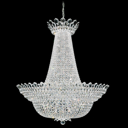 Schonbek Lighting Schonbek Worldwide Lighting Trilliane Polished Stainless Steel Pendant Light with Bowl / Dome Shade 5875R
