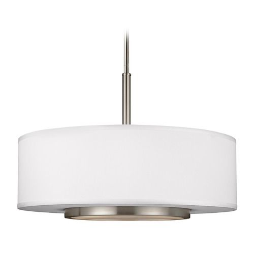 Generation Lighting Nance Brushed Nickel Pendant by Generation Lighting 6628003-962