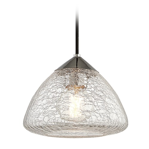 Mitzi by Hudson Valley Maya Polished Nickel Mini Pendant by Mitzi by Hudson Valley H216701S-PN