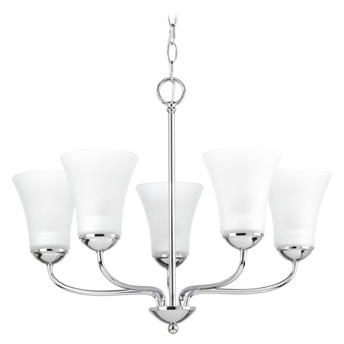 Progress Lighting Classic Polished Chrome Chandelier by Progress Lighting P4770-15