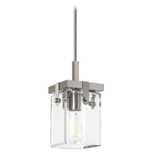 Progress Lighting Glayse Brushed Nickel Pendant by Progress Lighting P500073-009