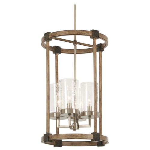 Minka Lavery Grey with brushed Nickel Pendant by Minka Lavery 4640-106