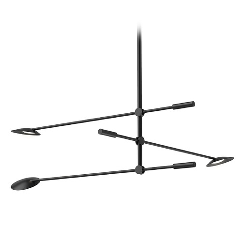 Kuzco Lighting Kuzco Lighting Rotaire Black LED Chandelier CH90132-BK-UNV