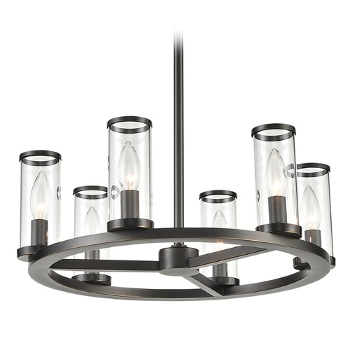 Alora Lighting Revolve Urban Bronze Chandelier by Alora Lighting CH309006UBCG