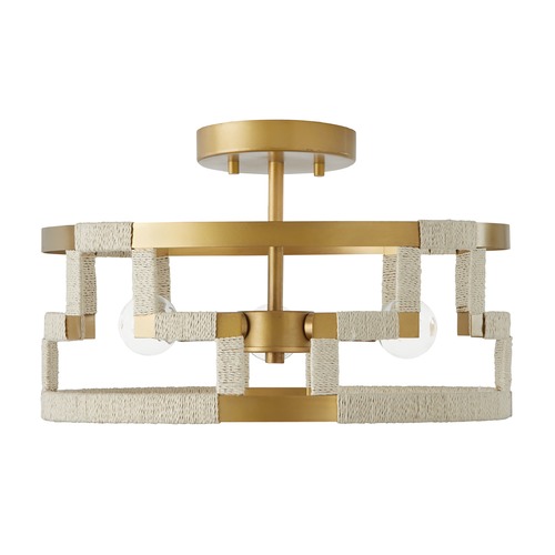 Capital Lighting Hala 15.25-Inch Pendant in Patinaed Brass by HomePlace by Capital Lighting 241031NL