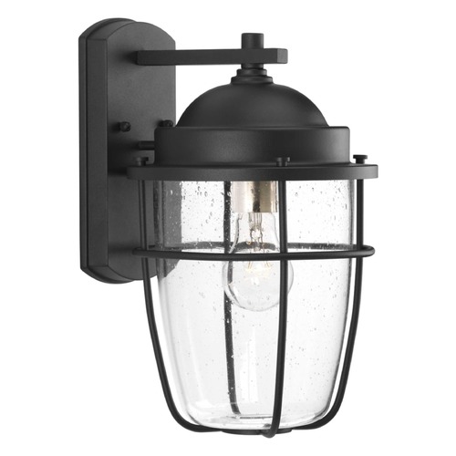 Progress Lighting Holcombe Black Medium Outdoor Wall Light by Progress Lighting P560066-031