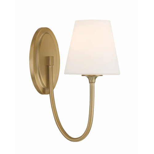 Crystorama Lighting Juno Wall Sconce in Vibrant Gold by Crystorama Lighting JUN-10321-VG
