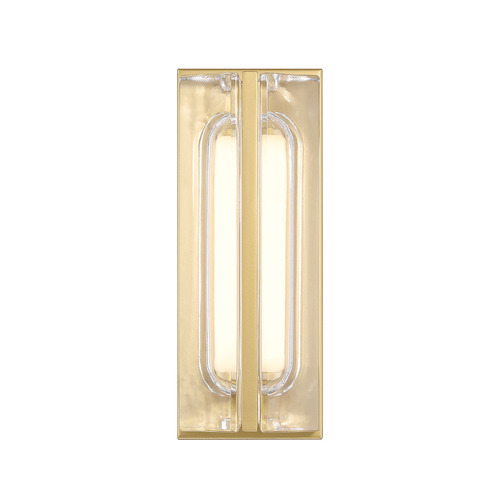 Eurofase Lighting Langferd 12-Inch LED Outdoor Wall Light in Gold by Eurofase Lighting 49022-018