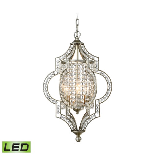 Elk Lighting Elk Lighting Gabrielle Aged Silver LED Chandelier 16270/3-LED