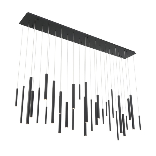 Eurofase Lighting Santana 72-Inch LED Linear Chandelier in Black by Eurofase 46814-029