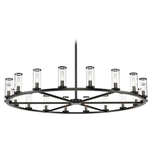 Alora Lighting Revolve Urban Bronze Chandelier by Alora Lighting CH309018UBCG