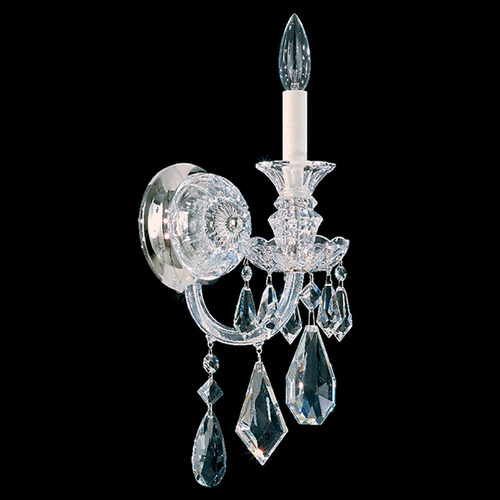 Schonbek Lighting Hamilton Polished Silver Sconce by Schonbek Lighting 5701CL