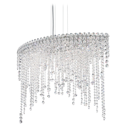 Schonbek Lighting Schonbek Worldwide Lighting Chantant Polished Stainless Steel Island Light CH3612N-401O