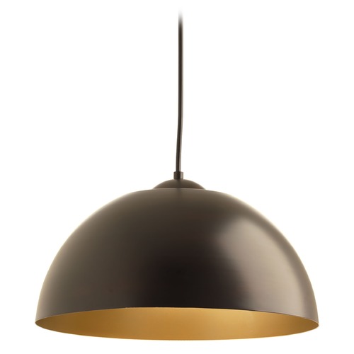 Progress Lighting LED Bronze Dome Pendant by Progress Lighting P5341-2030K9