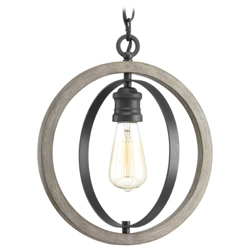 Progress Lighting Conestee Graphite Pendant by Progress Lighting P500092-143