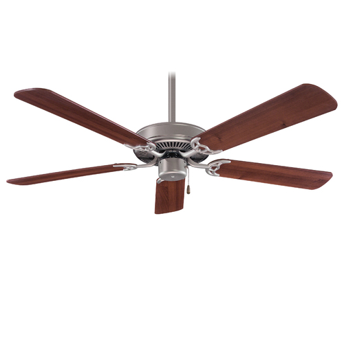 Minka Aire Contractor 42-Inch Fan in Brushed Steel by Minka Aire F546-BS/DW