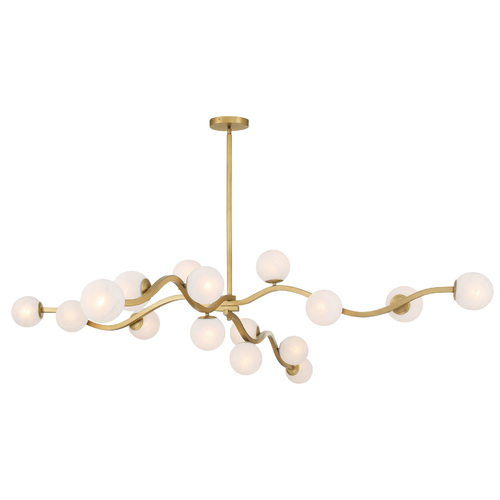 Minka Lavery Curven 16-Light Chandelier in Legacy Brass by Minka Lavery 3749-732