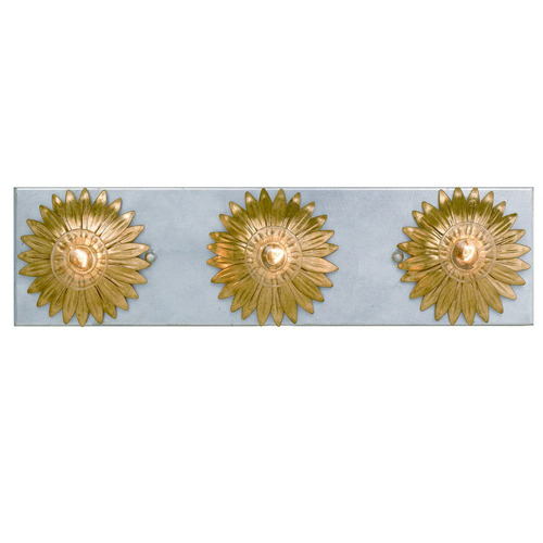 Crystorama Lighting Broche 18-Inch Bath Light in Gold & Silver by Crystorama Lighting 503-GA-SA
