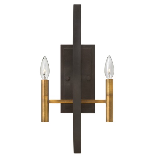 Hinkley Euclid 2-Light Spanish Bronze Sconce by Hinkley Lighting 3460SB
