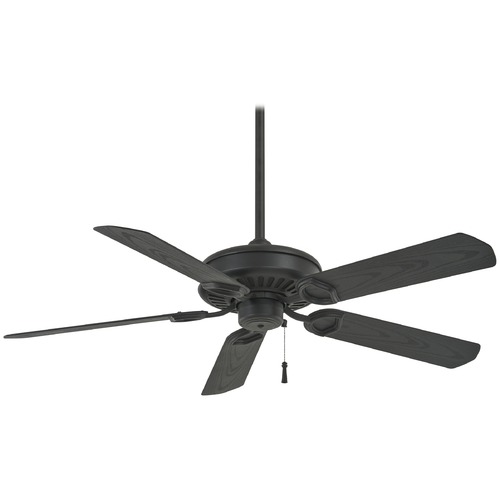 Minka Aire Sundowner 54-Inch Fan in Textured Coal by Minka Aire F589-TCL