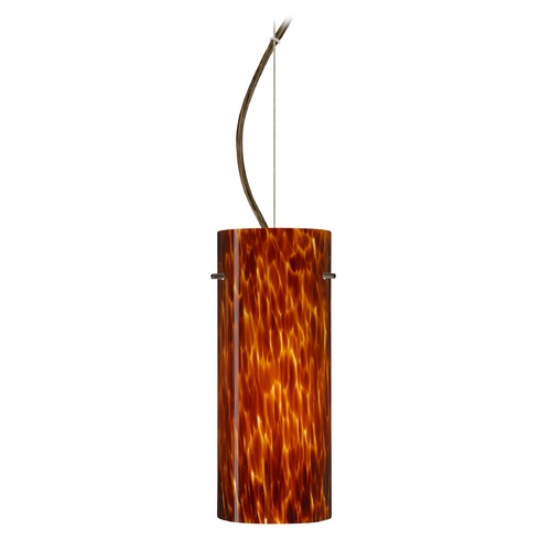 Besa Lighting Besa Lighting Stilo Bronze LED Pendant Light 1KX-412318-LED-BR