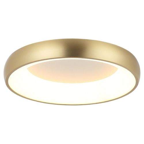 Matteo Lighting Matteo Lighting Maverick Brushed Gold LED Flushmount Light X32716BG
