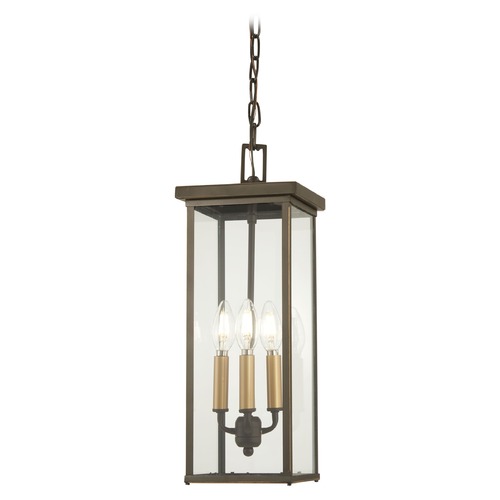 Minka Lavery Casway Oil Rubbed Bronze with Gold Highlights Outdoor Hanging Light by Minka Lavery 72584-143C