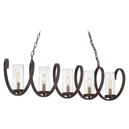 Quoizel Lighting Tumult Western Bronze 5-Light Chandelier by Quoizel Lighting TMT540WT