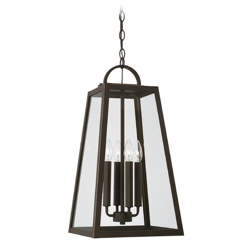 Capital Lighting Leighton 23-Inch High Oiled Bronze Outdoor Hanging Light by HomePlace by Capital Lighting 943744OZ