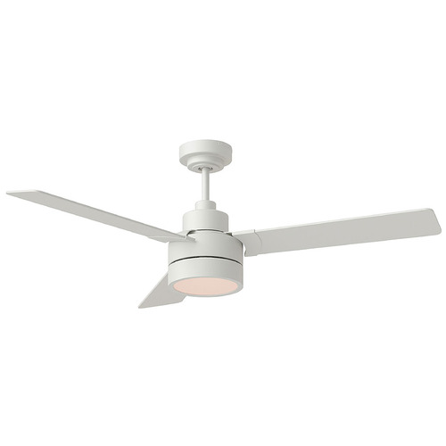 Generation Lighting Fan Collection Jovie 52 LED Matte White LED Ceiling Fan by Visual Comfort Fan Collection 3JVR52RZWD